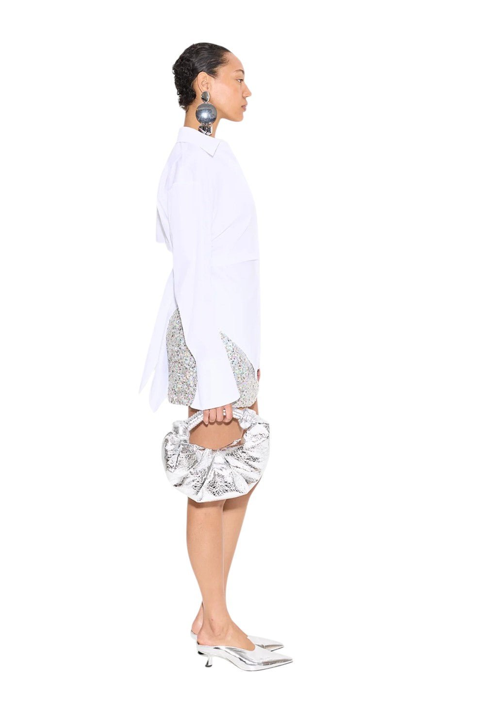 Dizzy Sequin Skirt - Iridescent Sequins - Image 4