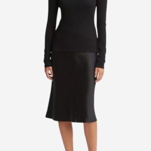 Essential Long Sleeve Turtleneck - Black