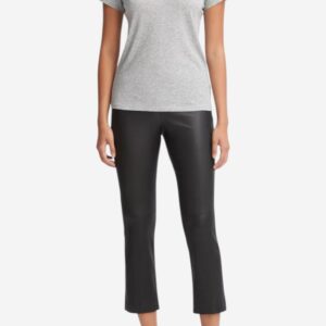 Essential Pima Cotton V-Neck T-Shirt - Heather Grey